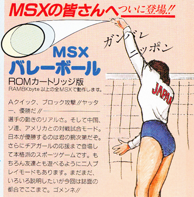 任天堂バレーボールの原作権利者・ファミコン移植ディレクター、本谷浩明